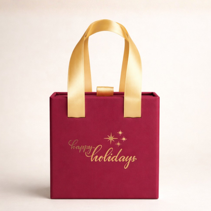Luxury Gift Box with Ribbon Handles – Drawer Style Ready-to-Gift Packaging