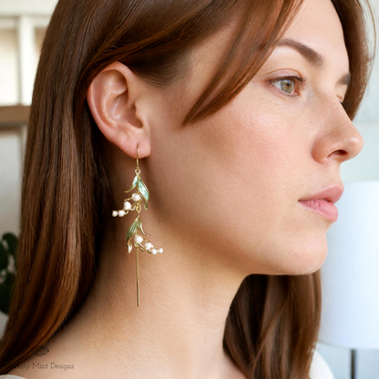 Lily of the Valley Earrings