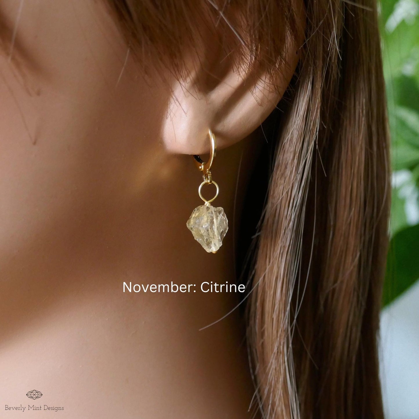 Birthstone Earrings , Powerstone Jewelry , Natural Raw Stone Earrings, Chakra , Healing Stone Earrings