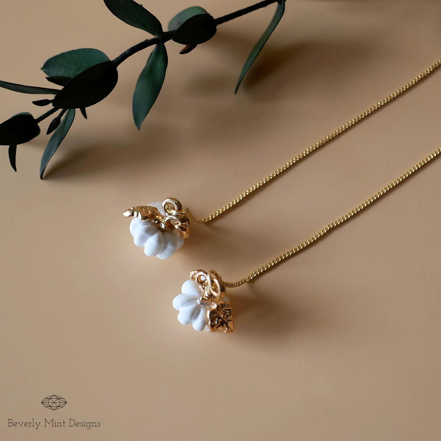 Halloween Pumpkin Earrings, Cute Pumpkin Earrings, White Earrings, Fun Halloween Accessories, Gift for Her, Gift For Her